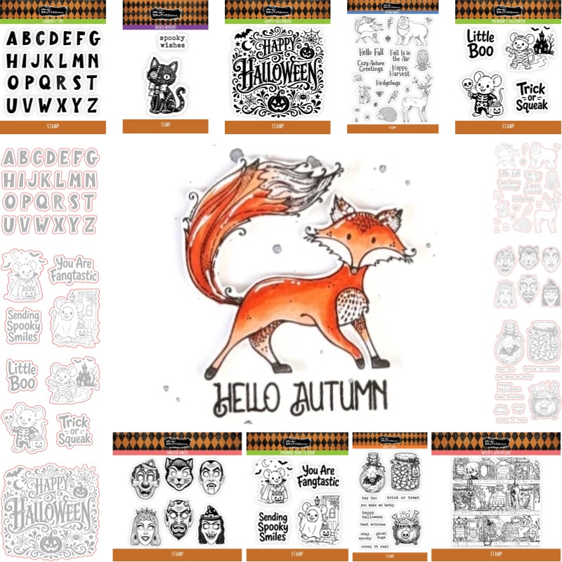 Candle Making Books - Autumn Animals Happy Halloween New 2026