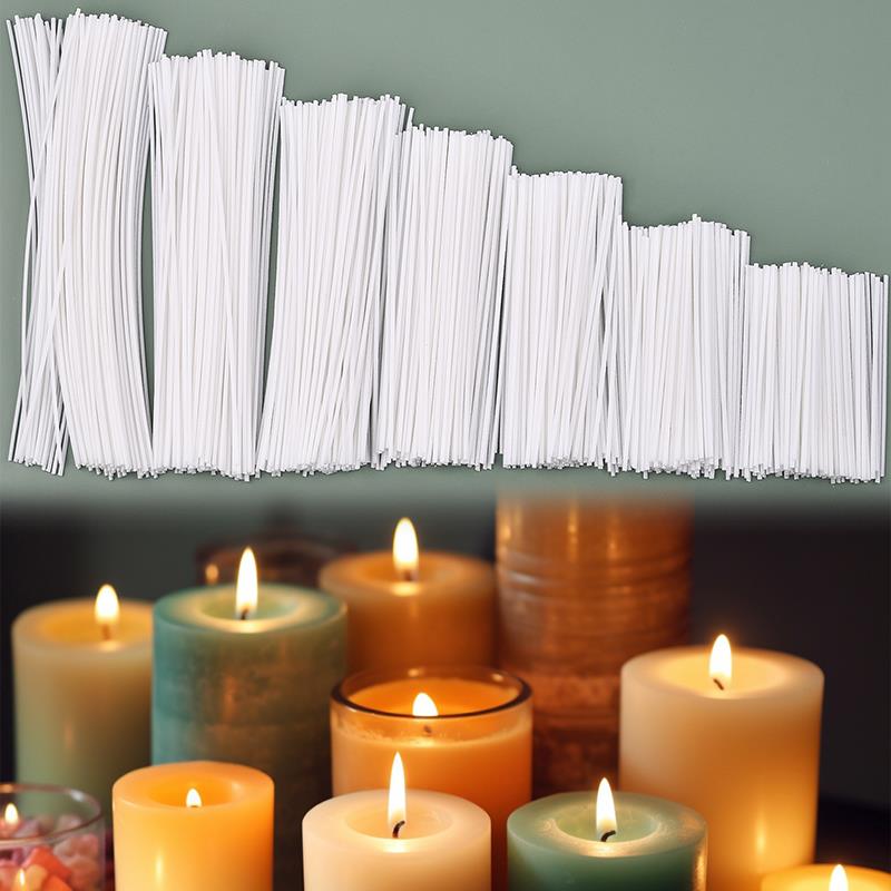 Candle Making Wicks - 50/100Pcs Waxed Cotton Candle Wicks Set