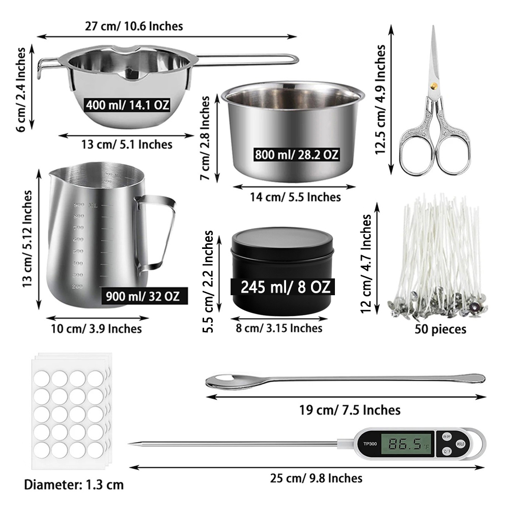 Glintmos DIY Candle Making Kit - Candle Making Tools review and price