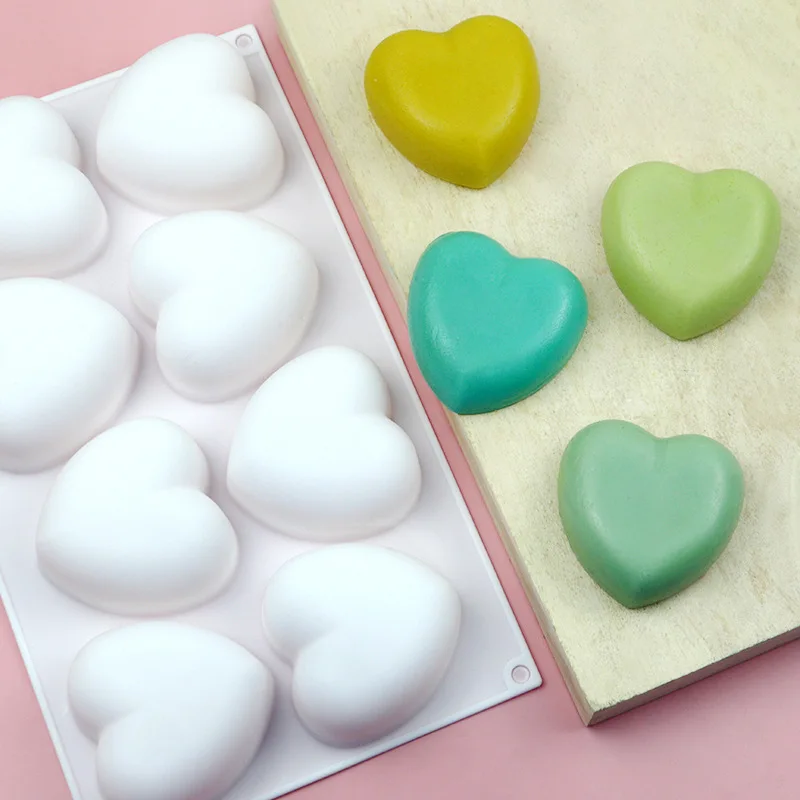 Love Heart Silicone Soap Mold  - Candle Making Tools review and price