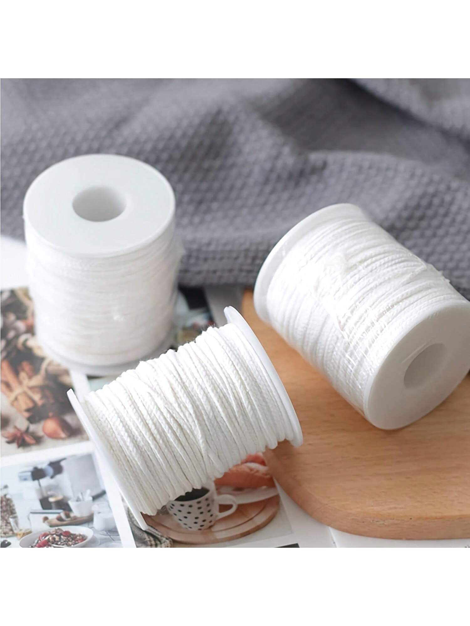 A 2401.57-inch smokeless wick, - Candle Making Wicks review and price