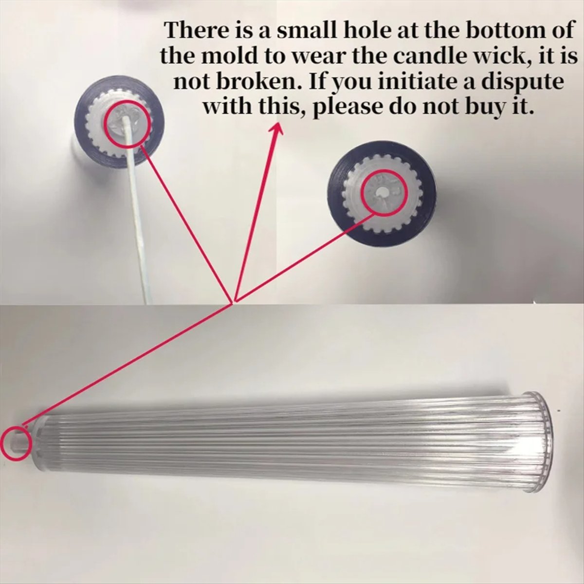 *ABAB Striped Long Pole Column - Candle Making Tools review and price