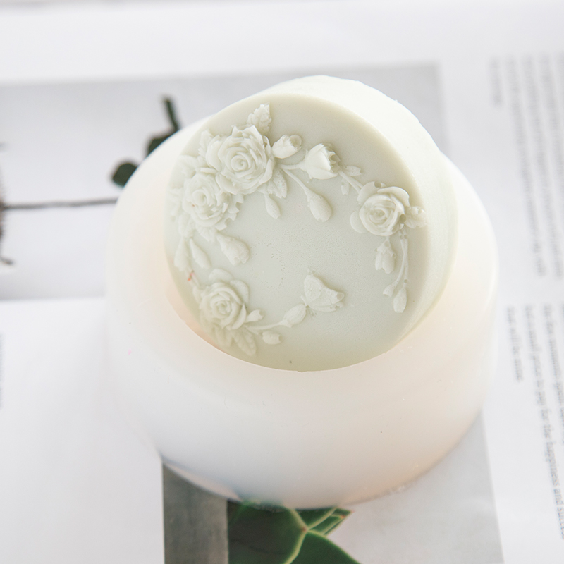 Round Shape Rose Flower Handma - Candle Making Items review and price