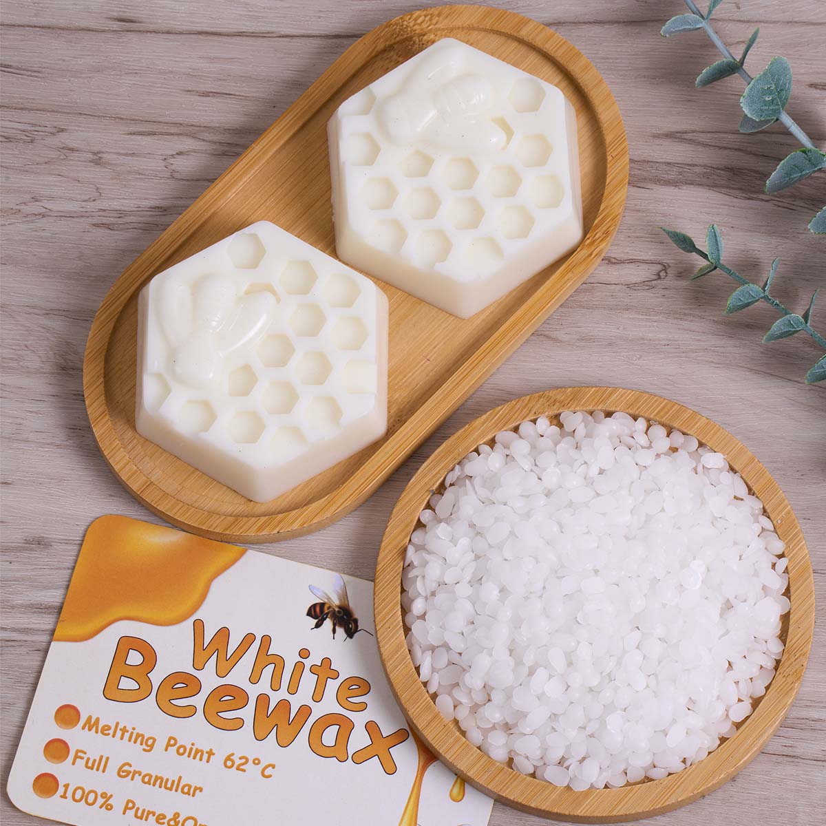 White Beeswax Pure Natural Gra - Candle Making Wicks review and price