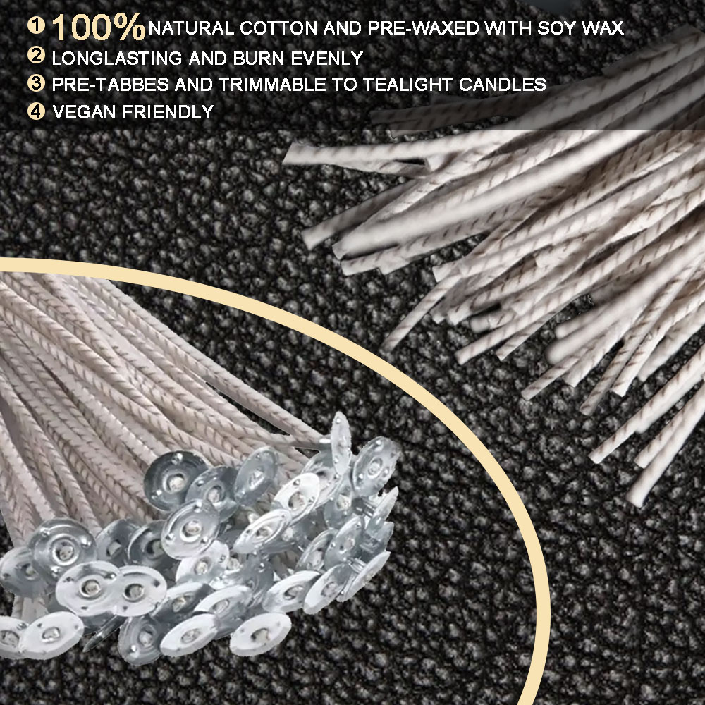 55pcs Flower Candle Wick Wood  - Candle Making Wicks review and price