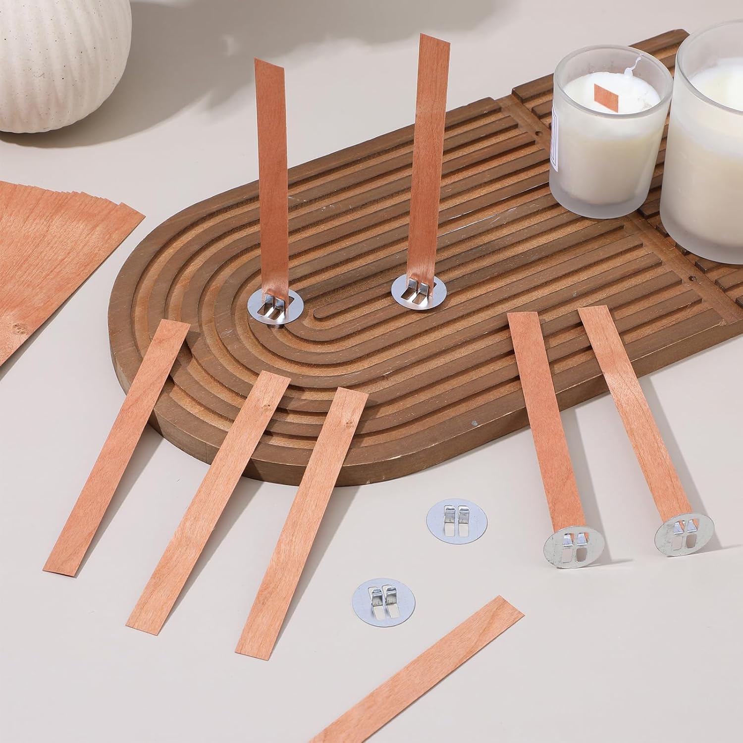60Pcs Wood Wicks for Candles M - Candle Making Wicks review and price
