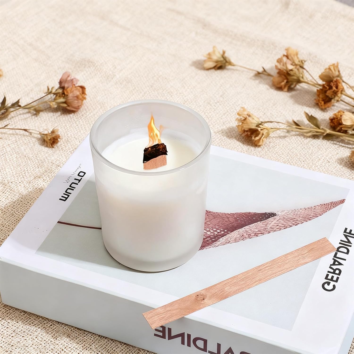 60Pcs Wood Wicks for Candles M - Candle Making Wicks review and price