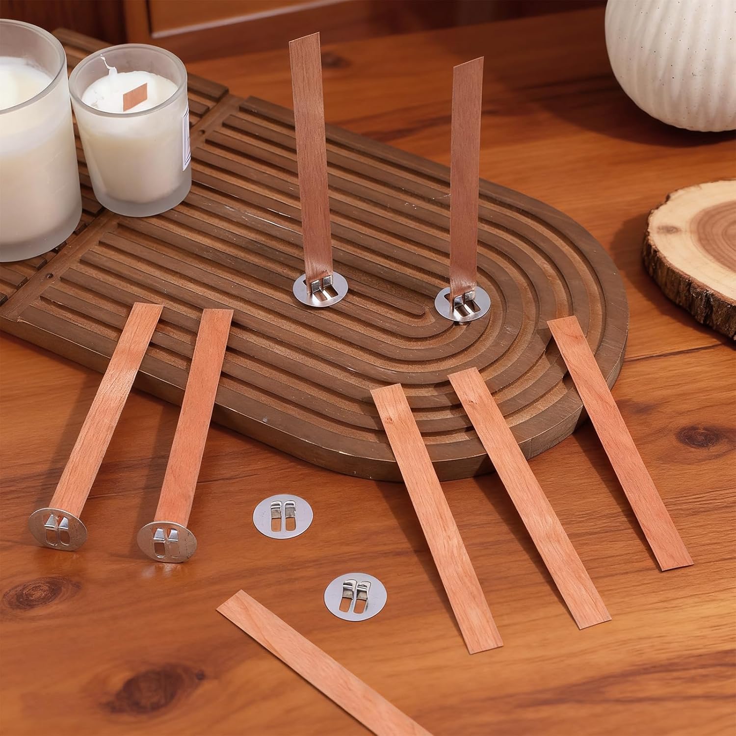 60Pcs Wood Wicks for Candles M - Candle Making Wicks review and price