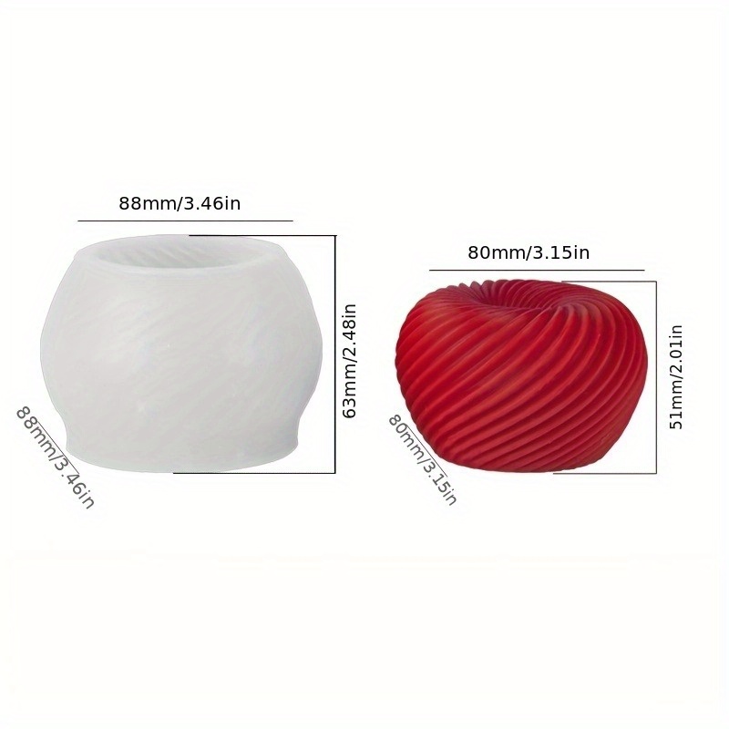 A trendy red apple silicone mo - Candle Making Tools review and price