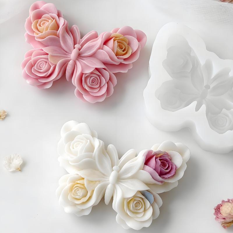 DIY Rose Butterfly Form Silico - Candle Making Tools review and price